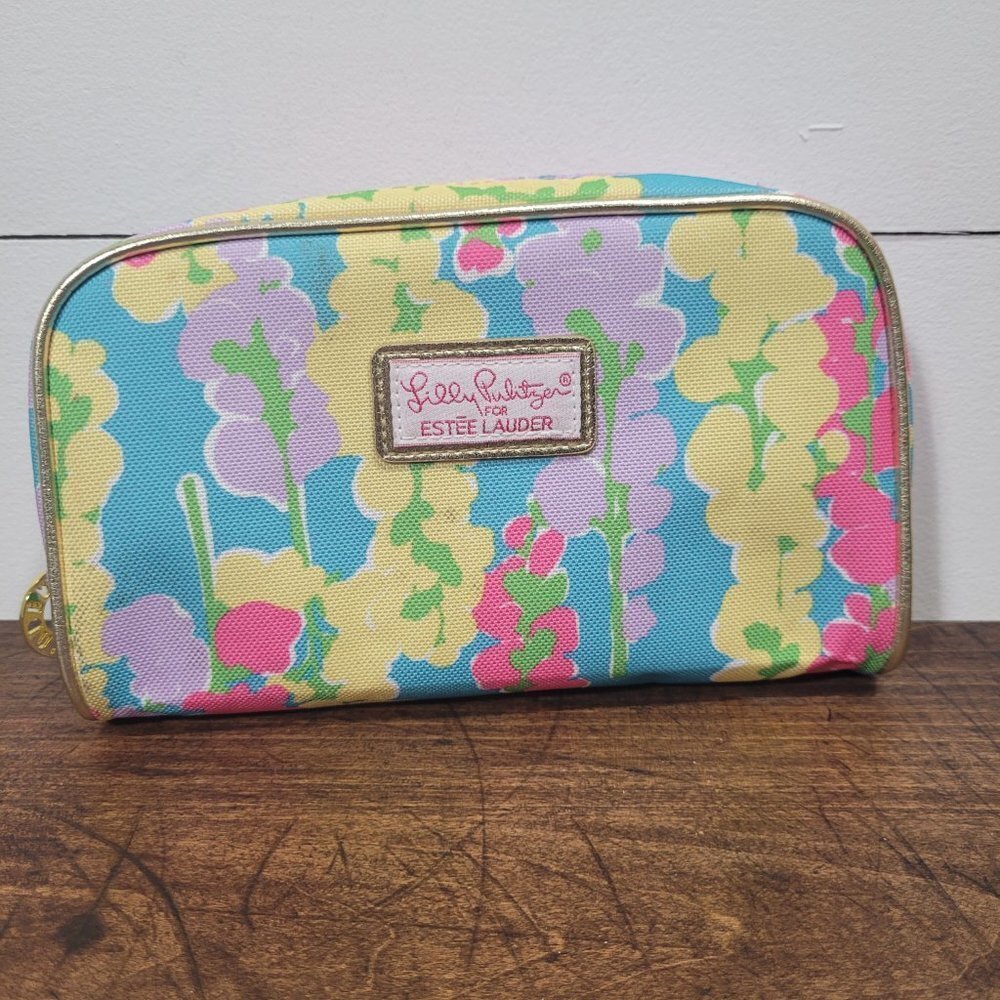 Lilly Pulitzer for Estee Lauder Makeup Bag Cosmetic Bag Women's T…